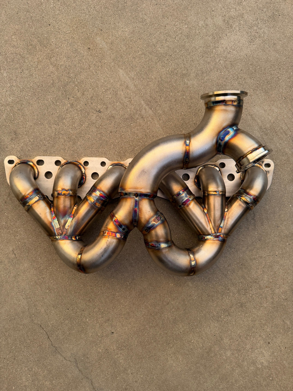 S55 vband Top mount manifold
