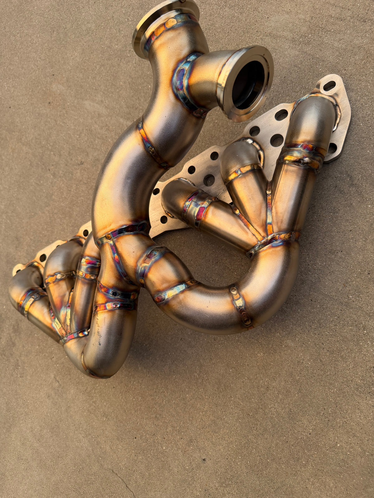 S55 vband Top mount manifold