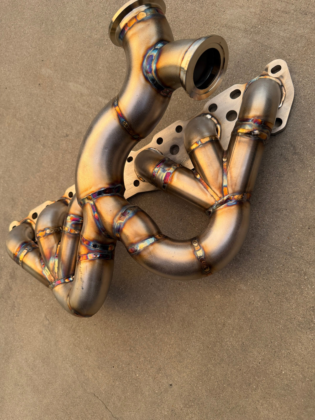 S55 vband Top mount manifold