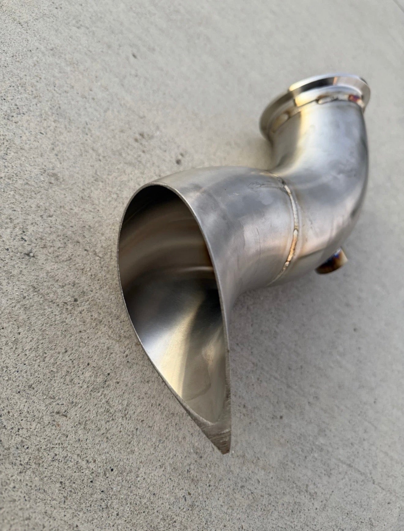 Stainless steel Hood Dump Exit