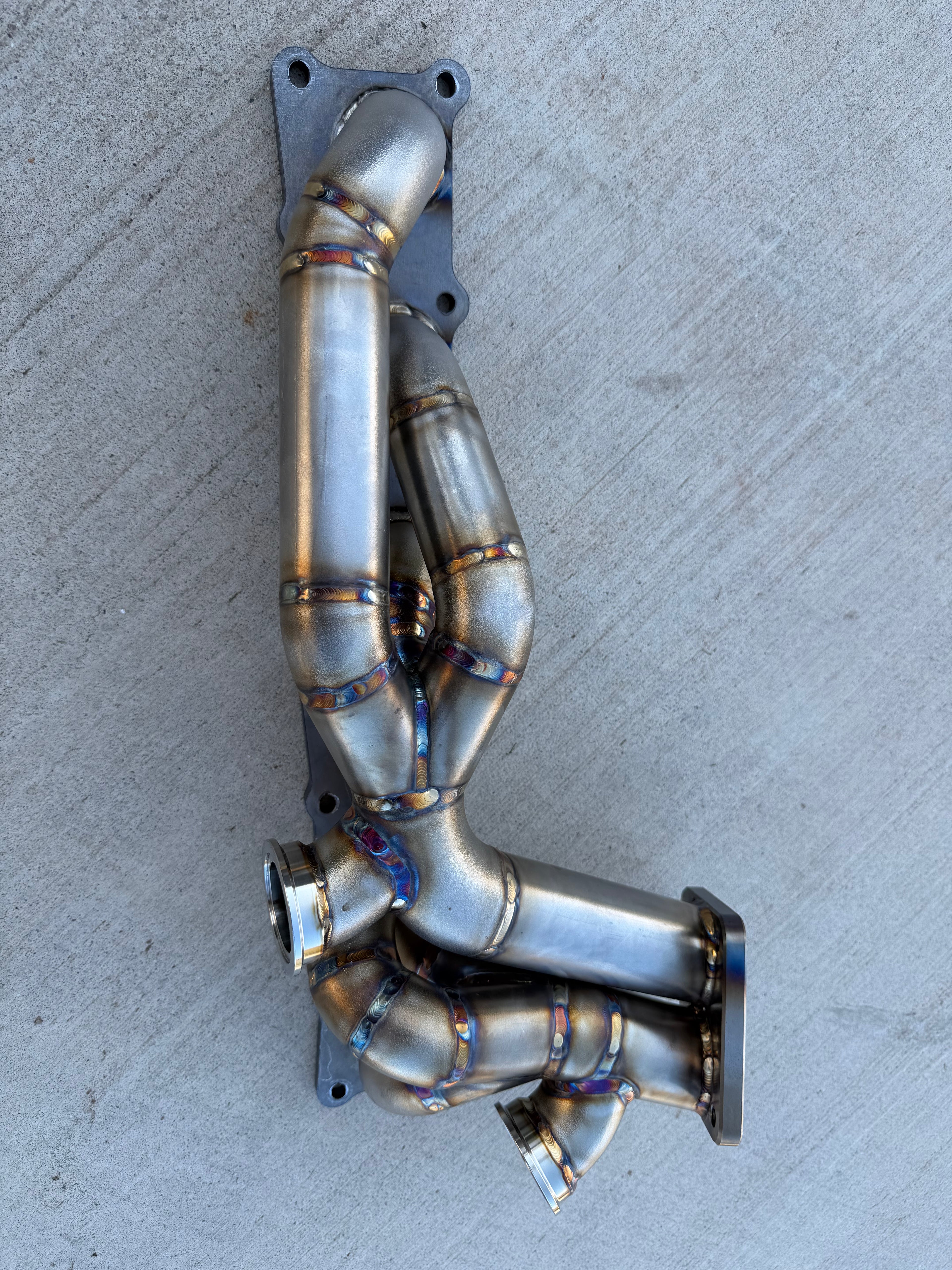 Bmw 135 335 535 Z4 Single Turbo Top Mount Manifold T4 Divided