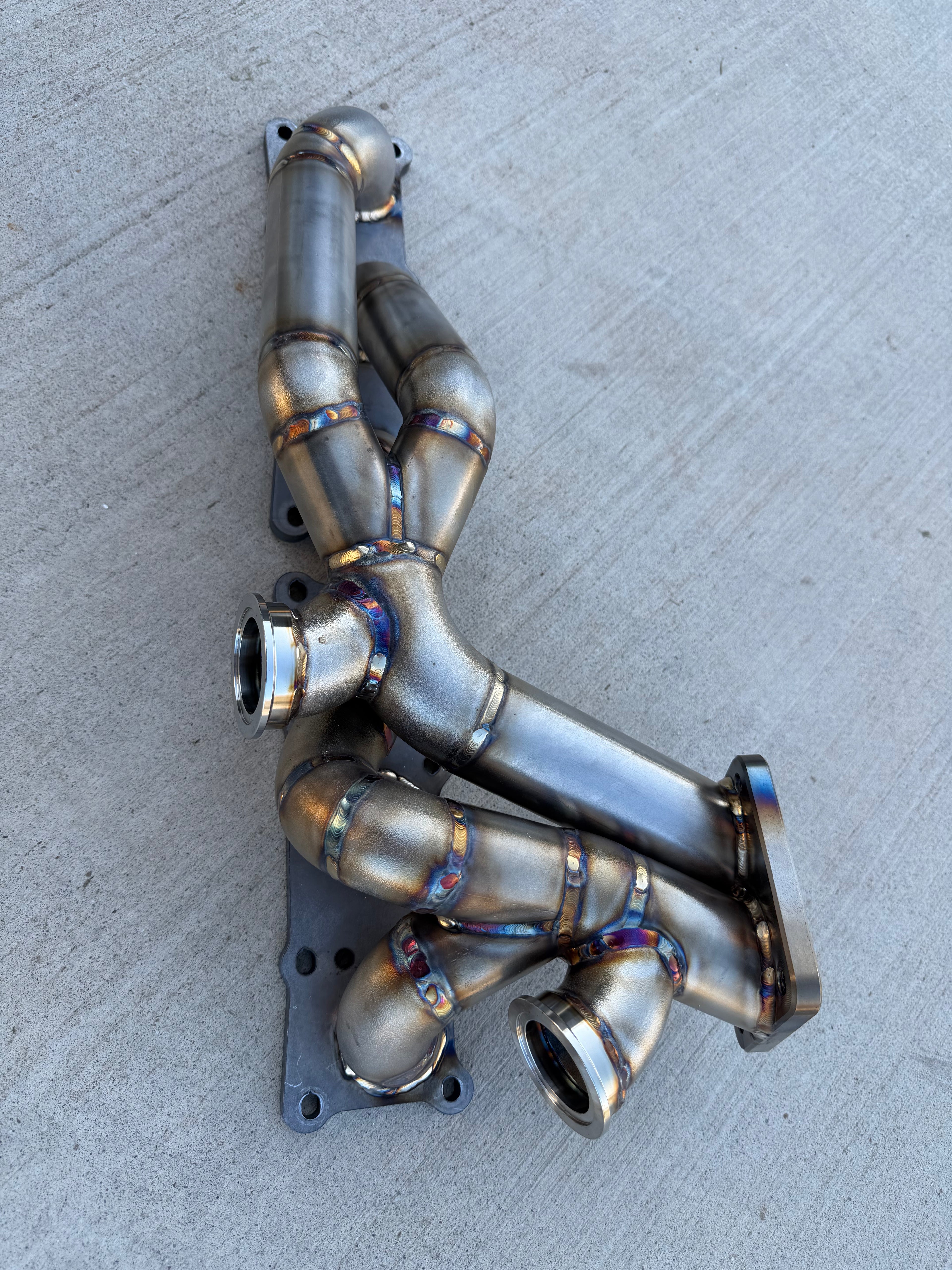 Bmw 135 335 535 Z4 Single Turbo Top Mount Manifold T4 Divided