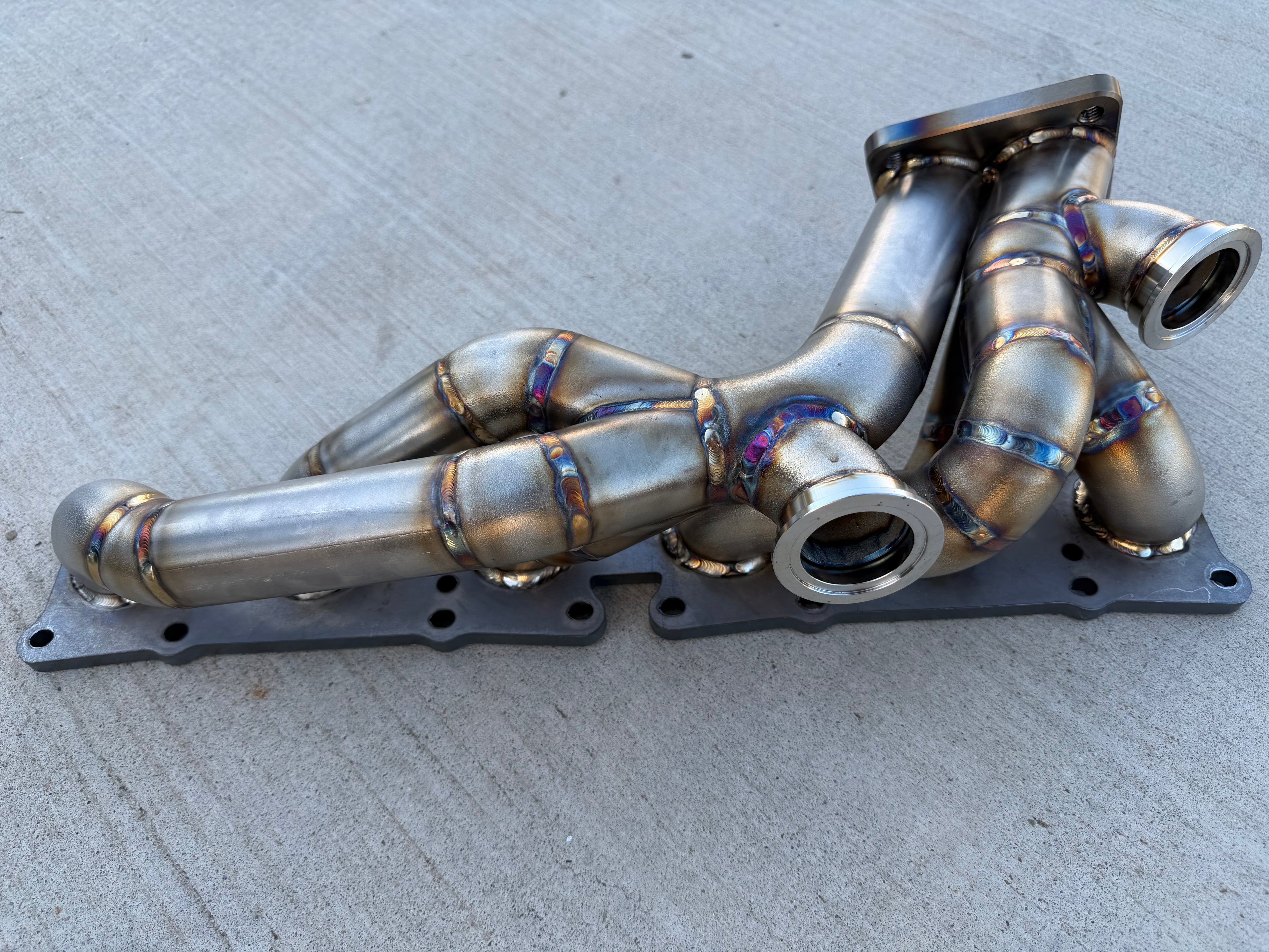 Bmw 135 335 535 Z4 Single Turbo Top Mount Manifold T4 Divided