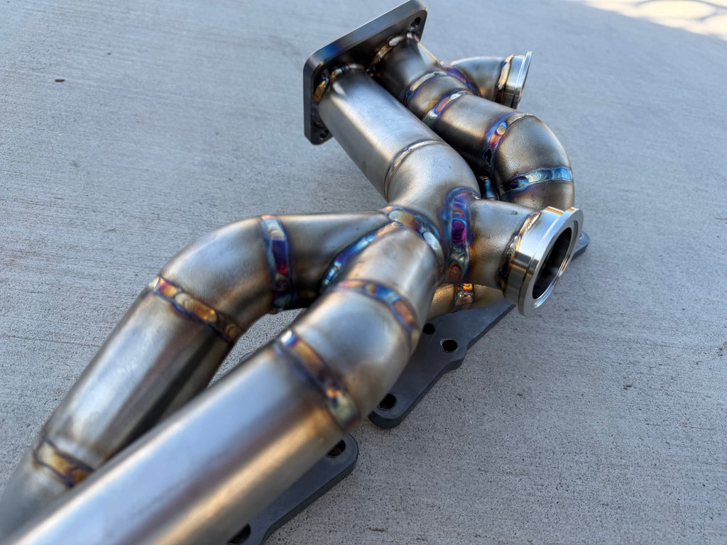 Bmw 135 335 535 Z4 Single Turbo Top Mount Manifold T4 Divided