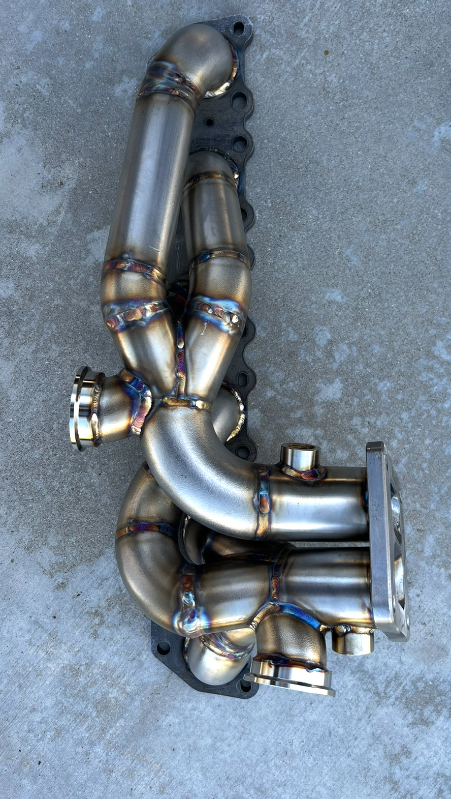 Bmw M3 M4 F80 F82 Single Turbo Top Mount Manifold T4 Divided