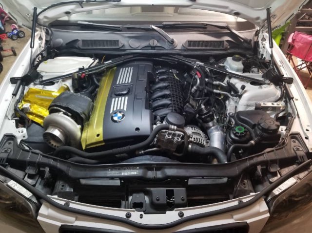 BMW 335i 135i Z4 N54 / N55 Top Mount Single  Turbo Kit